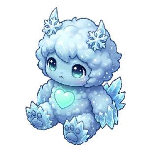 Frostpup, a small icy pet