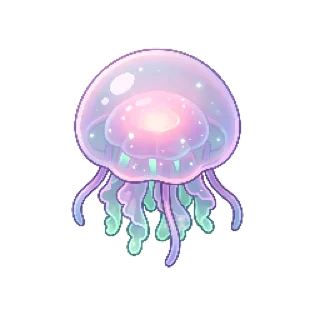 Glimmer, a small glowing pet